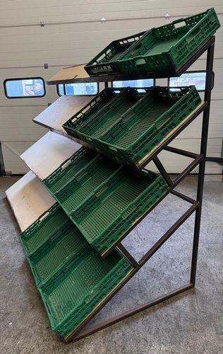 Groente stelling B278 x D108x H178 cm, Zakelijke goederen, Kantoor en Winkelinrichting | Magazijn, Stelling en Opslag