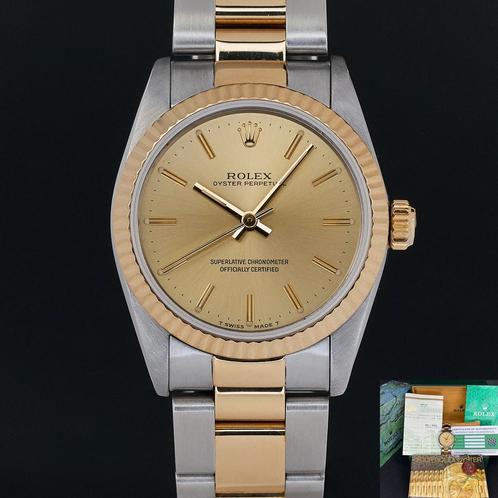 Rolex Oyster Perpetual 31 67513 uit 1990, Handtassen en Accessoires, Horloges | Dames, Verzenden