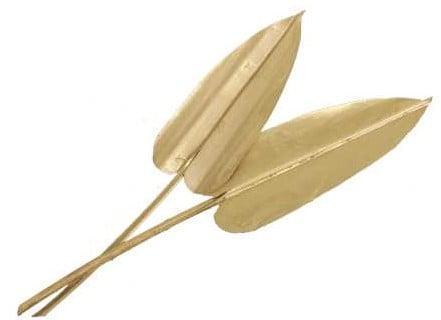 Palm Arrow Goud Wash Palmblad 25 stuks, Huis en Inrichting, Woonaccessoires | Kunstplanten en Kunstbloemen, Nieuw