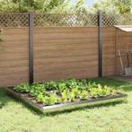 vidaXL Slakkenhekken 12 pcs Zilver Gegevens staal, Tuin en Terras, Verzenden, Nieuw