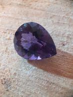 Amazing natural Amethyst deep purple 23.75 ct pear Unheated