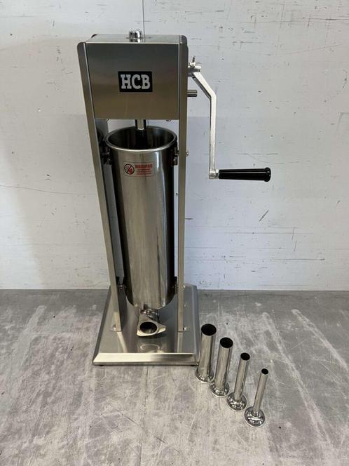 RVS Verticale vulbus stopbus worstvuller 7 liter Horeca, Zakelijke goederen, Horeca | Keukenapparatuur, Ophalen of Verzenden