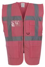 Veiligheidshesje met rits roze, Verzenden, Nieuw