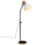 vidaXL Vloerlamp 25 W E27 30x30x100-150 cm wit, Huis en Inrichting, Verzenden, Nieuw