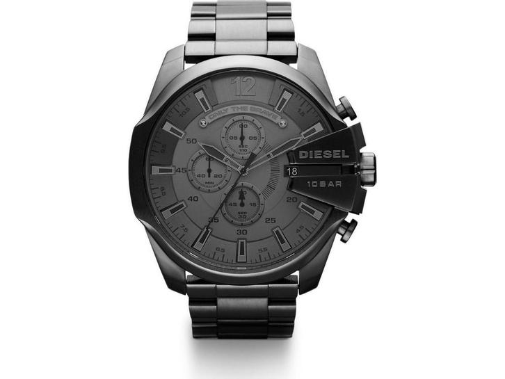 Diesel Chief DZ4282 - Herenhorloge 51 mm - Stalen band -, Handtassen en Accessoires, Horloges | Heren, Zo goed als nieuw, Verzenden
