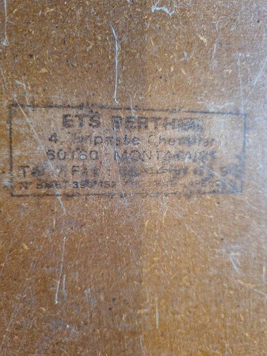 Wandbord - Hout, Koper - uniek zeldzaam, Antiek en Kunst, Curiosa en Brocante