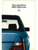 1985 MERCEDES BENZ E KLASSE BROCHURE NEDERLANDS