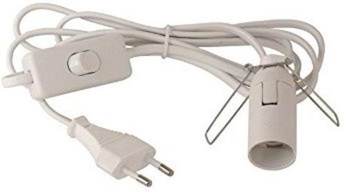 E14 Fitting - Kabel - Aan/Uit Schakelaar (voor Zoutlamp)..., Huis en Inrichting, Lampen | Tafellampen, Nieuw, Ophalen of Verzenden