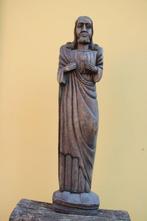 Beeld, Heilig Hart Jezus, 105-106cm groot. - 105 cm - Hout, Antiek en Kunst, Antiek | Boeken en Manuscripten