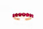 Ring - 18 karaat Roségoud Robijn, Nieuw