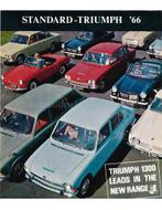 1966 TRIUMPH PROGRAMMA BROCHURE ENGELS, Nieuw