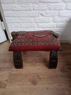 Ottoman - Bois Cuivre Laine - Selle de chameau avec Kelim, Antiek en Kunst