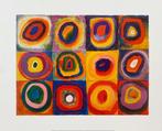 Wassily Kandinsky (after) - Square Circles - Artprint - 40 x, Antiek en Kunst, Kunst | Tekeningen en Fotografie