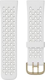 Fitbit Versa 3/Sense - Siliconen sportbandje - Small - Wit, Verzenden, Zo goed als nieuw, Fitbit