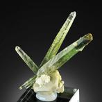 Hoogwaardige kwarts met chloriet-inclusie op albiet uit, Verzamelen, Mineralen en Fossielen