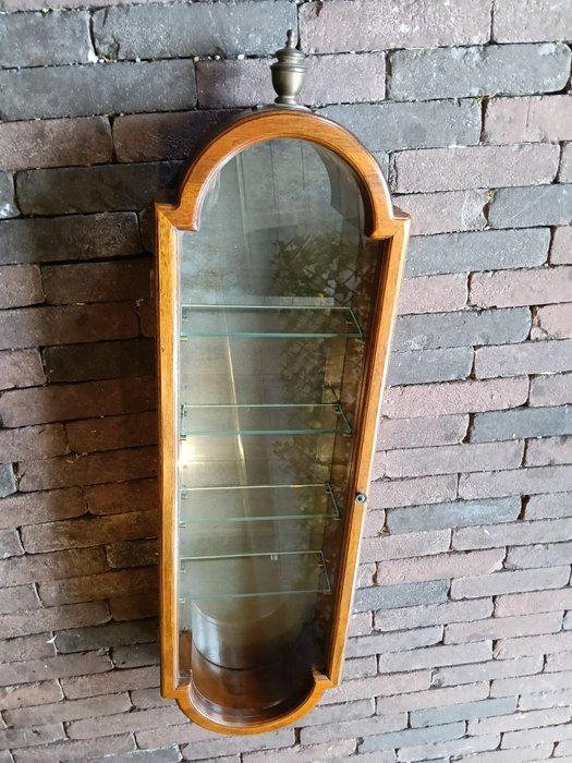 Vitrinekast - Eik - Brocante wandvitrine, Antiquités & Art, Antiquités | Autres Antiquités
