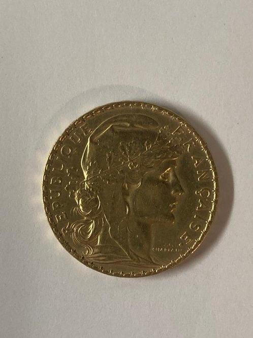 France. IIIe République (1870-1940). 20 Francs 1908 Marianne, Postzegels en Munten, Munten | Europa | Euromunten