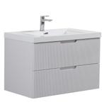 Badkamermeubel Set Thermis 80cm Wit Badmeubel, Verzenden, Nieuw