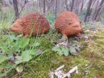 Beeld, set of 2 metal hedgehogs - 8 cm - Gietijzer, Antiek en Kunst