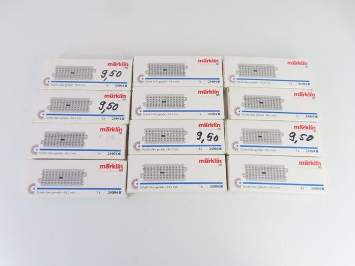 Märklin H0 - 24994 - Modeltreinsporen (12) - 12-delig, Hobby en Vrije tijd, Modeltreinen | H0