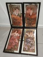 Mucha, after - Wandspiegel (4) - Hout, Glas - Mucha, Antiquités & Art