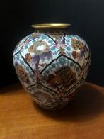 Vase - Laiton - Chine - Cloisonne, Antiek en Kunst