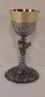 Kelk - Metaal - Bijbel fusie met was - 23 cm, Antiek en Kunst