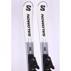 130 skis SALOMON E S/MAX 4, grip walk, white/blue + Salomon, Sport en Fitness, Skiën en Langlaufen, Gebruikt, Verzenden, 100 tot 140 cm