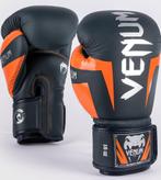 Venum Elite (Kick)Bokshandschoenen Navy Zilver Oranje, Sports & Fitness, Boxe, Verzenden