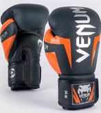 Venum Elite (Kick)Bokshandschoenen Navy Zilver Oranje, Verzenden, Nieuw, Bokshandschoenen