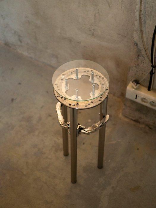 Vincent Decat - Table - Aluminium, Verre - S-400 Console, Antiek en Kunst, Kunst | Designobjecten