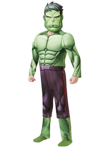 Avengers Kostuum Hulk Kind Deluxe, Kinderen en Baby's, Carnavalskleding en Verkleedspullen, Verzenden, Nieuw