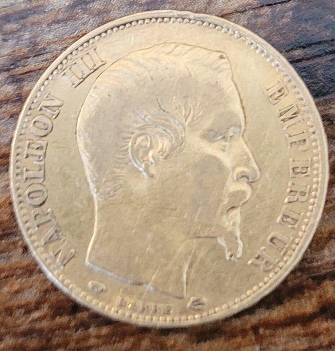 Frankrijk. Napoléon III. 20 Francs 1857-A, Paris, Postzegels en Munten, Munten | Europa | Euromunten