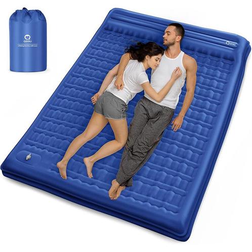 QPAU - campingmatras voor 2 personen luchtbed - 193x135 cm, Caravans en Kamperen, Luchtbedden, Verzenden