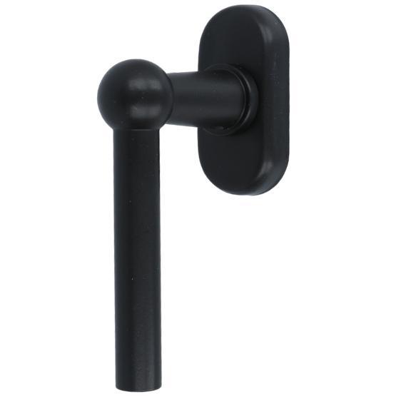 Raamkruk L, draai kiep, ijzer zwart, Doe-het-zelf en Bouw, Hang- en Sluitwerk, Klink of Kruk, Nieuw, Overige materialen