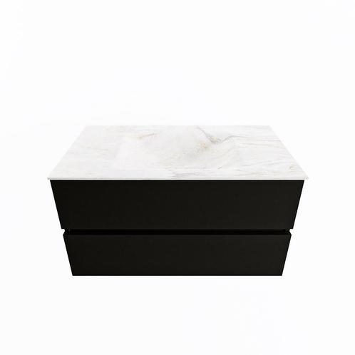 MONDIAZ VICA-DLUX 90cm badmeubel onderkast Urban 2 lades., Doe-het-zelf en Bouw, Sanitair, Overige typen, Nieuw, Ophalen of Verzenden