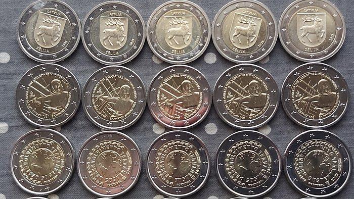 Europa. 2 Euro 2021/2025 (20 moedas) (Zonder Minimumprijs), Postzegels en Munten, Munten | Europa | Euromunten