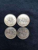 België. Baudouin I. 50 Francs 1958, 4 stuks (Zonder
