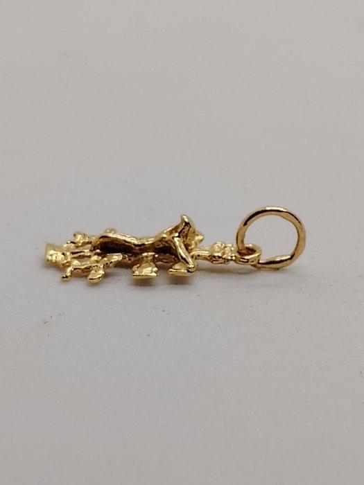 Zonder Minimumprijs - Kruishanger - 18 karaat Geel goud, Handtassen en Accessoires, Antieke sieraden