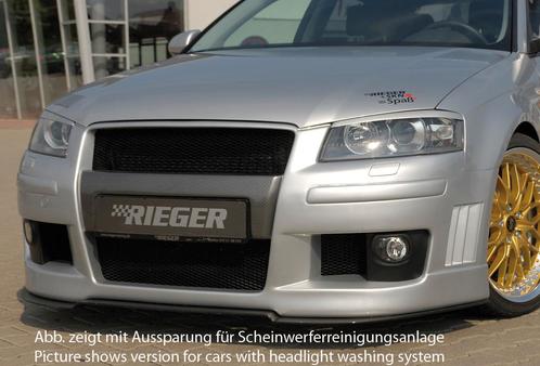 Rieger bumper | Audi A3 8P 2003-2005 3D | ABS, Auto-onderdelen, Carrosserie, Nieuw, Audi, Verzenden