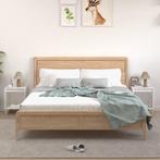 vidaXL Nachtkastjes 2 st 40x35x50 cm wit, Huis en Inrichting, Slaapkamer | Nachtkastjes, Verzenden, Nieuw