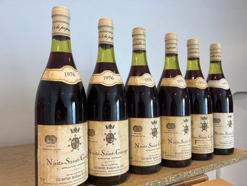 1976 Domaine Dubois Robert et fils - Nuits St. Georges - 6, Verzamelen, Wijnen