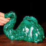 Sculpture en malachite Sculpture naturelle en malachite –, Antiek en Kunst, Curiosa en Brocante
