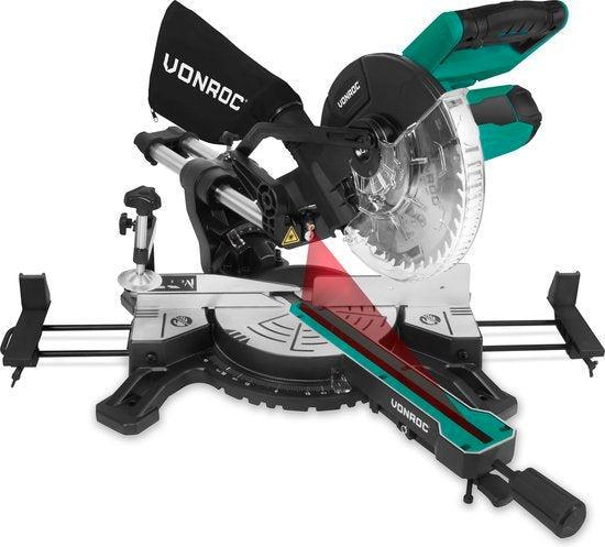 2dekans | VONROC Afkortzaag, 1500W, Ø216mm – Lasergeleiding, Doe-het-zelf en Bouw, Gereedschap | Zaagmachines, Ophalen of Verzenden