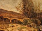 Adolphe App (1818-1898) - Paysage au pont