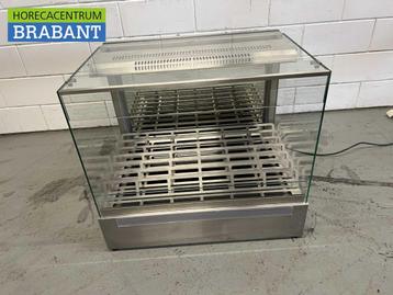 RVS Ubert Warmhoudvitrine Bj. 2020 80 cm 230V Horeca, Ophalen of Verzenden