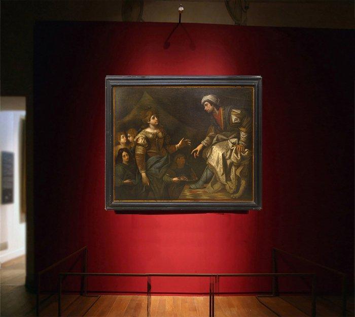 Giuseppe Nuvolone (1619 – 1703), Werkplaats van - Ester e, Antiek en Kunst, Kunst | Schilderijen | Klassiek