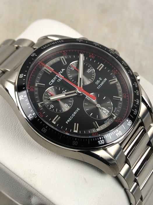 Certina - DS-2 Chronograph 1/100 sec Titan -, Handtassen en Accessoires, Horloges | Heren