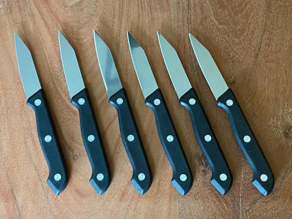 Veiling - 2x Keukenmesjes / Snijmessen / Fruitmesjes 3-delig, Huis en Inrichting, Keuken | Keukenbenodigdheden