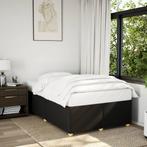 vidaXL Bedframe zonder matras 120x190 cm stof zwart, Verzenden, Nieuw